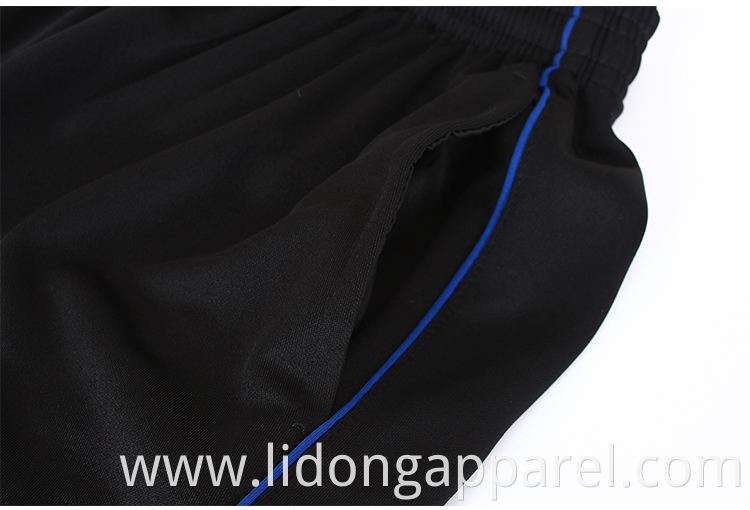 Wholesale orders high quality tracksuit bottoms polyester elastic soccer training pants